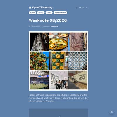 Weeknote 08/2026