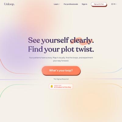 Unloop - Pattern Mapping for ADHD & Neurodivergent Minds | Unloop