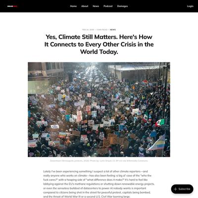 Yes, Climate Still Matters. Here's How It Connects to Every Other Crisis in the World Today.