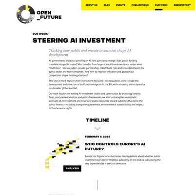Steering AI Investment – Open Future