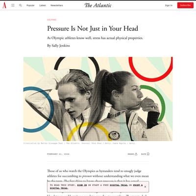 What Pressure Does to an Athlete’s Body - The Atlantic