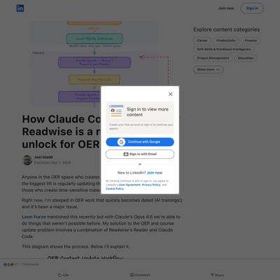 How Claude Code + Readwise is a massive unlock for OER creators | LinkedIn