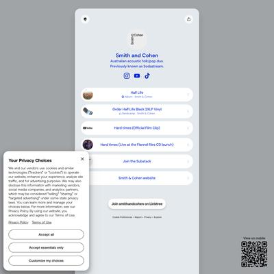 Smith and Cohen | Instagram, TikTok | Linktree