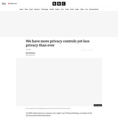 We have more privacy controls yet less privacy than ever - BBC News