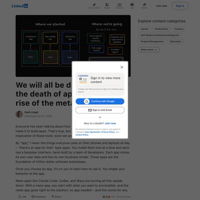 We will all be digital gods: the death of apps and the rise of the meta-app | LinkedIn