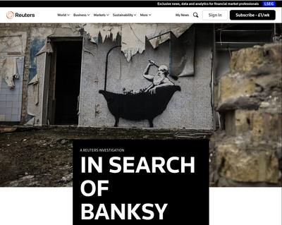 In search of Banksy, Reuters found the artist took on a new identity