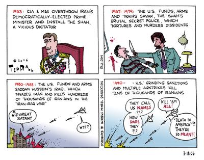 Iranians Hurt our Fee-Fees - Ted Rall's Rallblog