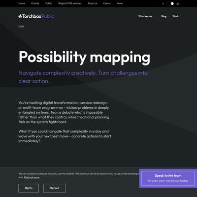 Possibility Mapping | Torchbox