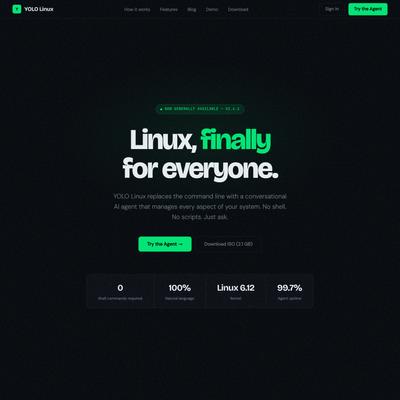 YOLO Linux — Linux, finally for everyone