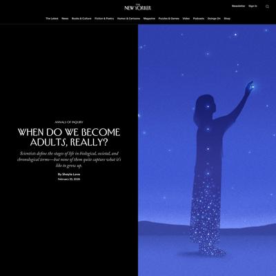 When Do We Become Adults, Really? | The New Yorker