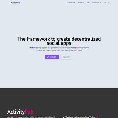ActivityPods - Personal data spaces powered with ActivityPub