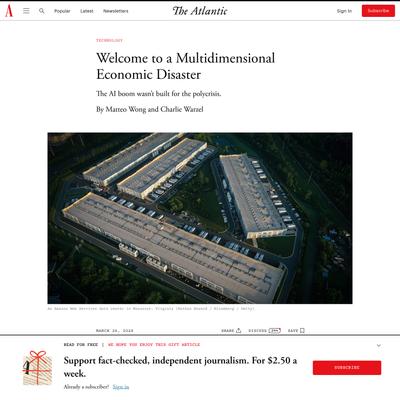 Welcome to a Multidimensional Economic Disaster - The Atlantic