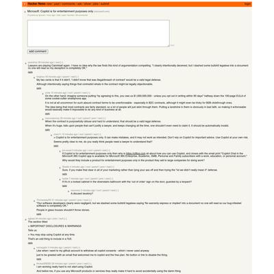 Microsoft: Copilot is for entertainment purposes only | Hacker News