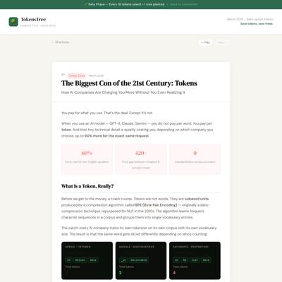 The Biggest Con of the 21st Century: Tokens · Newsletter #001