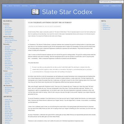 I Can Tolerate Anything Except The Outgroup | Slate Star Codex