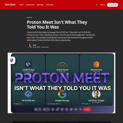 Proton Meet Isn't What They Told You It Was