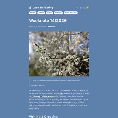Weeknote 14/2026