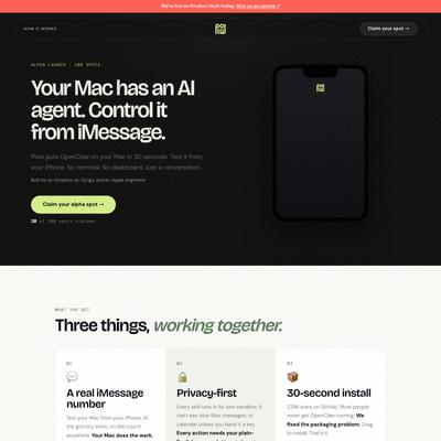 Plow — Product Hunt Launch