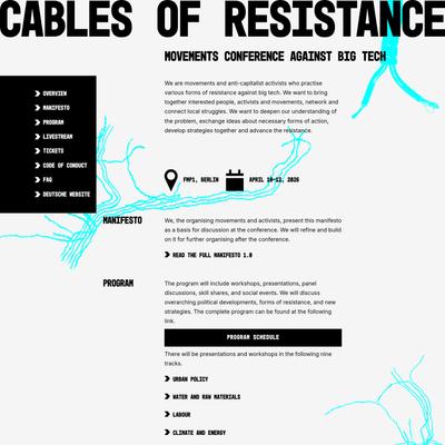 Cables of Resistance