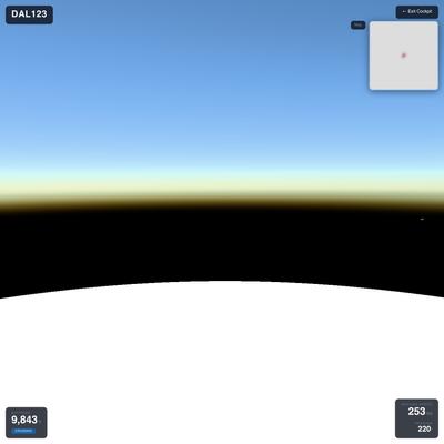 Flight Viz — Cockpit View