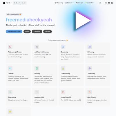 Welcome • freemediaheckyeah