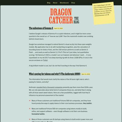 Dragoncatcher the blog