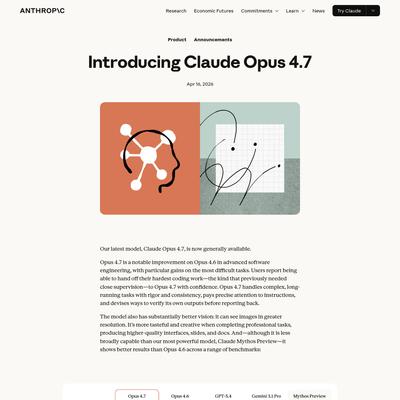 Introducing Claude Opus 4.7