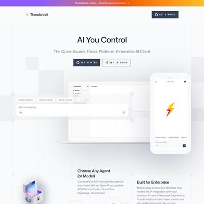 Thunderbolt — AI You Control