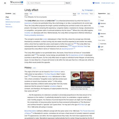 Lindy effect - Wikipedia