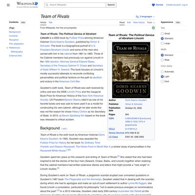 Team of Rivals - Wikipedia