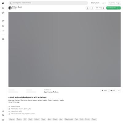 A black and white background with white lines photo – Free Abstract Image on Unsplash
