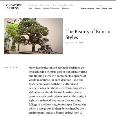 The Beauty of Bonsai Styles | Longwood Gardens
