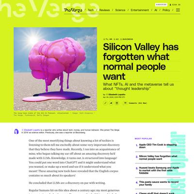 Silicon Valley has forgotten what normal people want | The Verge