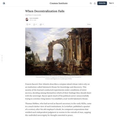When Decentralization Fails