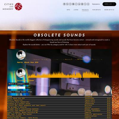 Obsolete Sounds