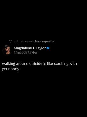 walking outside