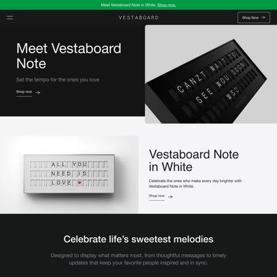 Vestaboard Note — The Small Playful Messaging Display | From $999