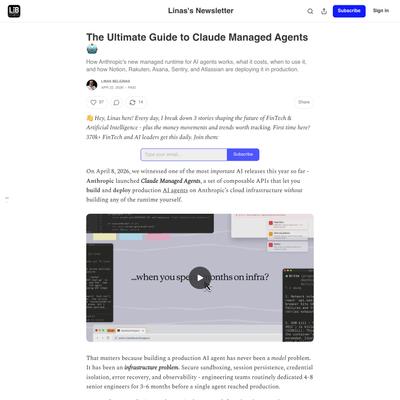 The Ultimate Guide to Claude Managed Agents 🤖
