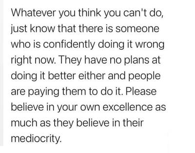 mediocrity