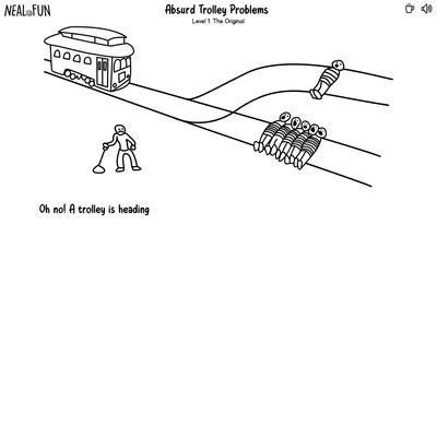 Absurd Trolley Problems