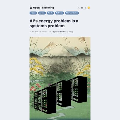 AI’s energy problem is a systems problem