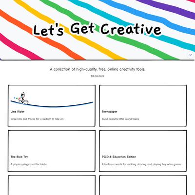 A collection of high-quality, free, online creativity tools