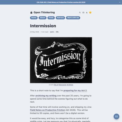 Intermission