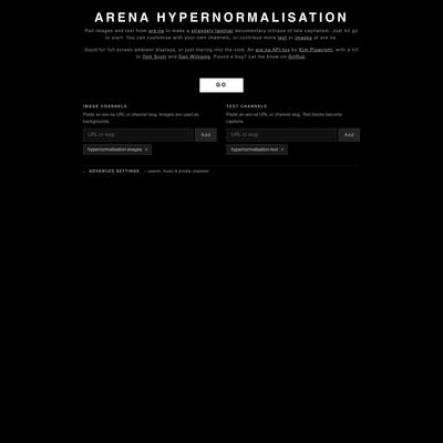 Are.na Hypernormalisation