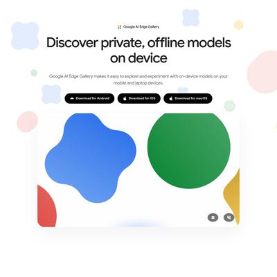 Google AI Edge Gallery  |  Google for Developers