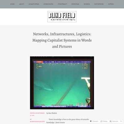 Networks, Infrastructures, Logistics: Mapping Capitalist Systems in Words and Pictures