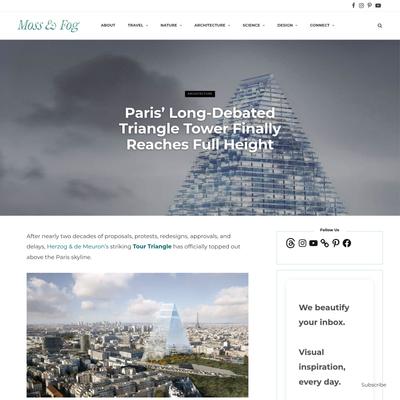 Paris’ Long-Debated Triangle Tower Finally Reaches Full Height | Moss and Fog