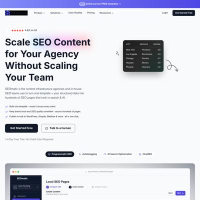 SEOmatic | #1 Scalable SEO Content Platform