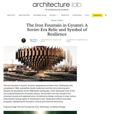 The Iron Fountain In Gyumri: A Soviet-Era Relic And Symbol Of Resilience