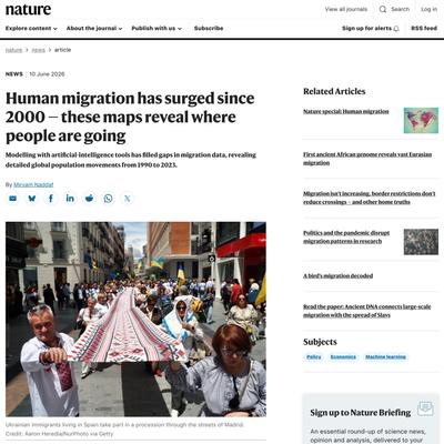 Human migration has surged since 2000 — these maps reveal where people are going